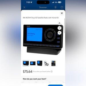 Sirius XM- Onyx EZ home kit BNIB